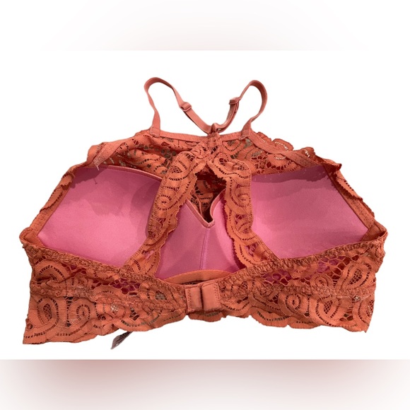 Victoria’s Secret PINK Series Lace High Neck Bralette in So Rosey - size Small. - Picture 5 of 5